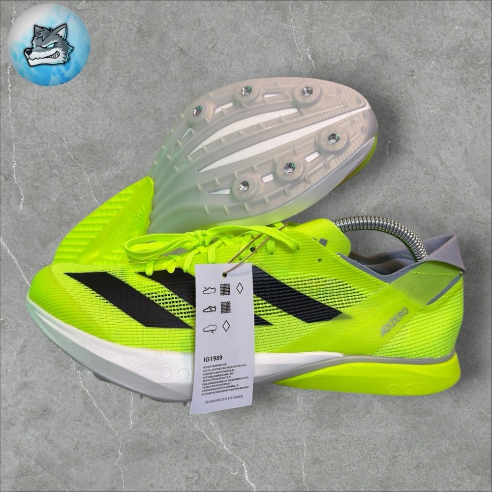 Adidas Adizero Avanti Track & Field Spikes Lucid Lemon Men's Size 13 IG1989